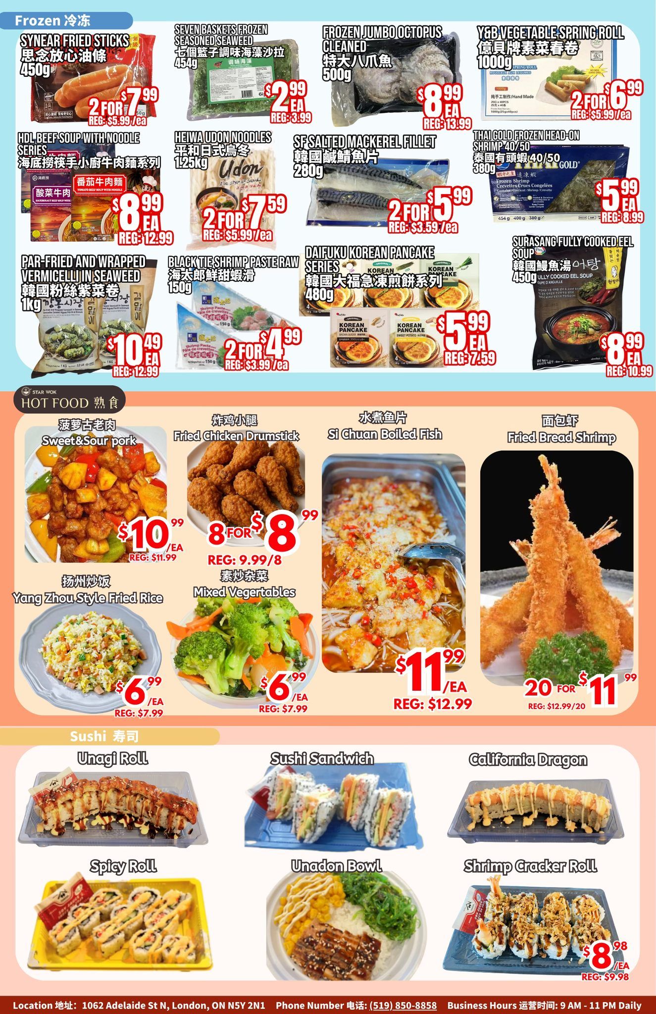 United Supermarket (London) Flyer January 9 to 15