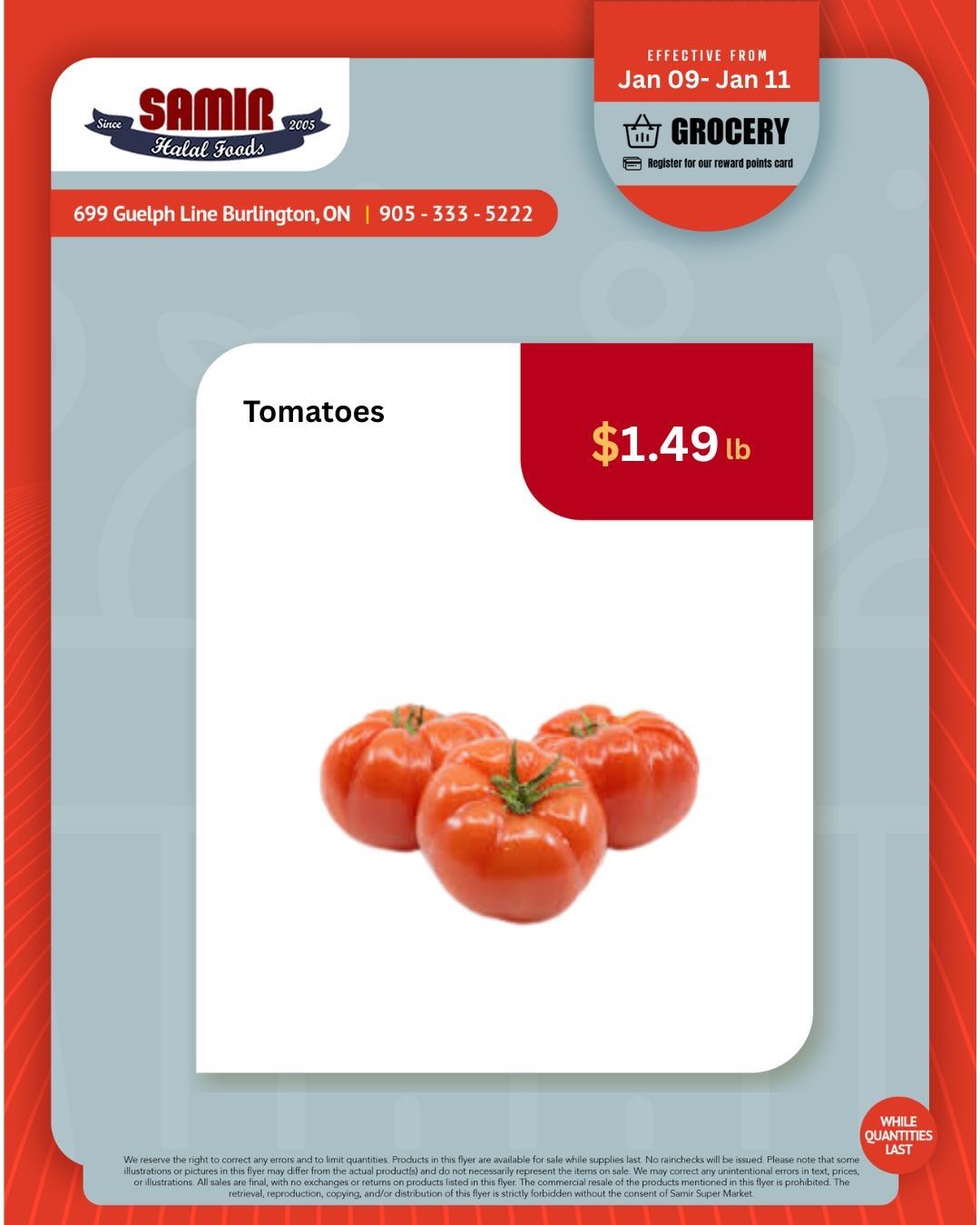 Samir Supermarket Flyer January 9 to 11