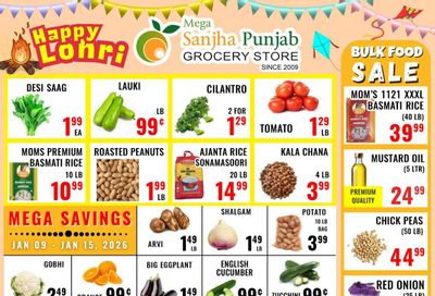 Sanjha Punjab Grocery Store Flyer January 9 to 15