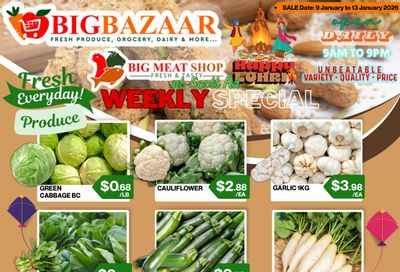 Big Bazaar Canada Flyer January 9 to 13