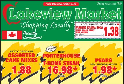 Lakeview Market Flyer January 10 to 16