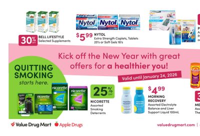 Apple Drugs Flyer January 11 to 24
