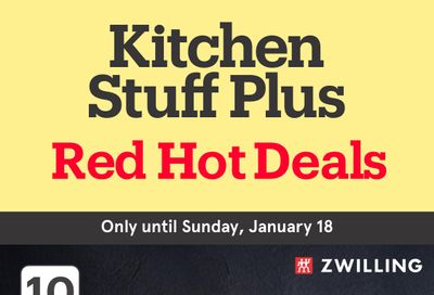 Kitchen Stuff Plus Red Hot Deals Flyer January 12 to 18