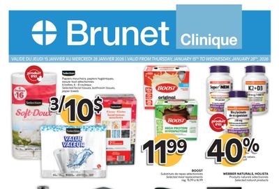 Brunet Clinique Flyer January 15 to 28