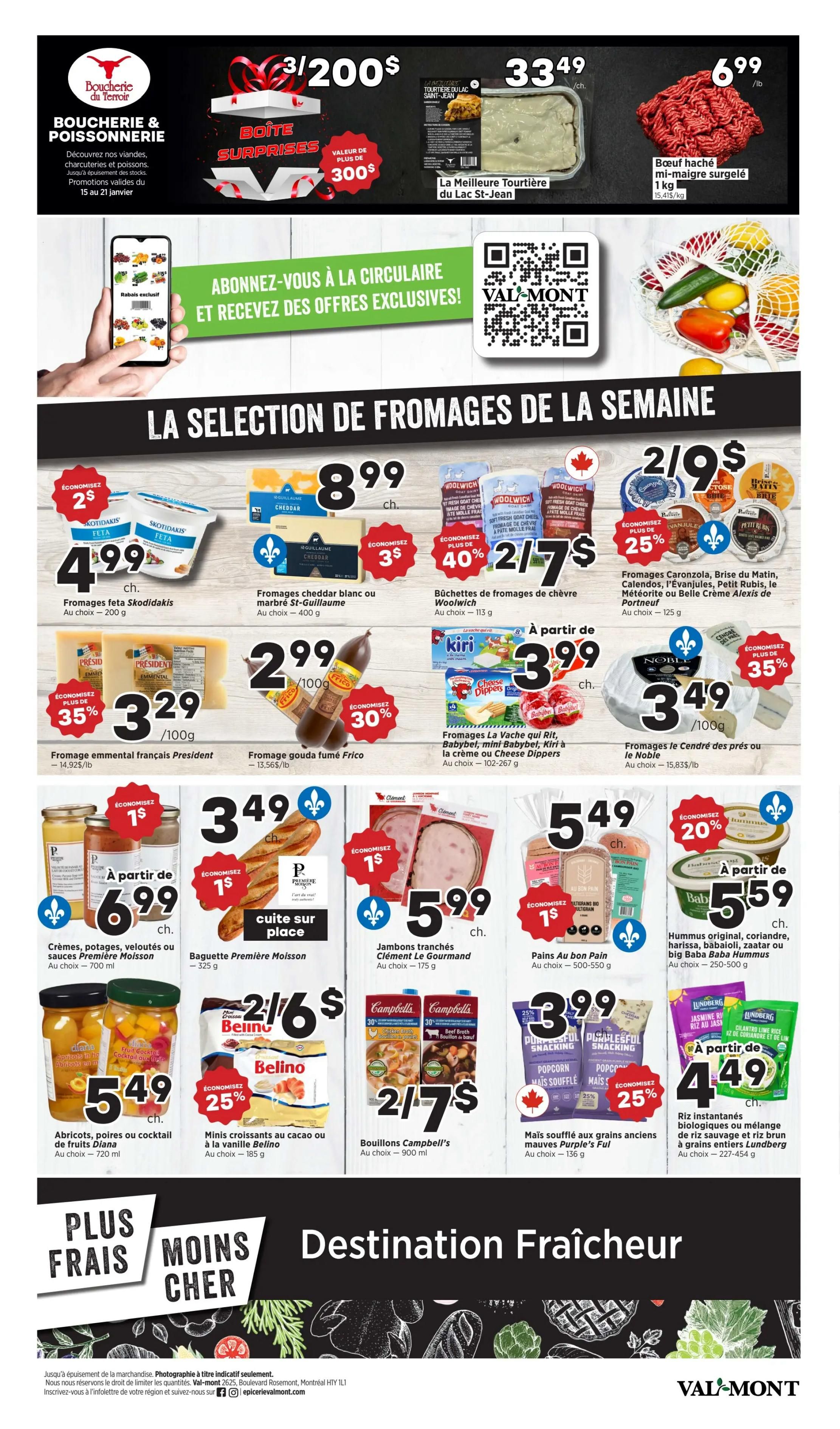 Val-Mont Flyer January 15 to 21