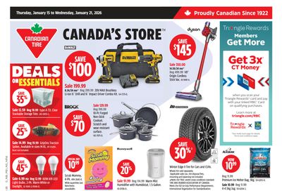 Canadian Tire (Atlantic) Flyer January 15 to 21