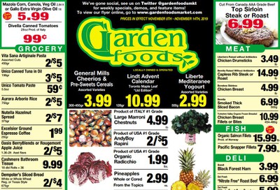 Garden Foods Flyer November 8 to 14