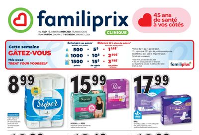 Familiprix Clinique Flyer January 15 to 21