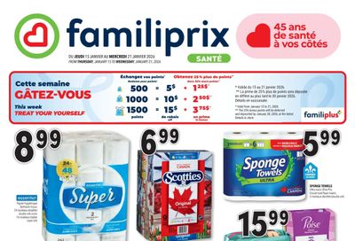 Familiprix Sante Flyer January 15 to 21