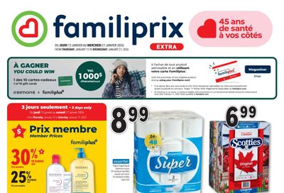 Familiprix Extra Flyer January 15 to 21