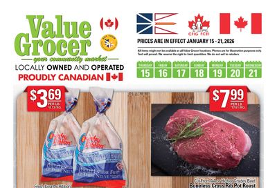 Value Grocer Flyer January 15 to 21
