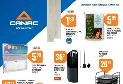 Canac Flyer January 15 to 21