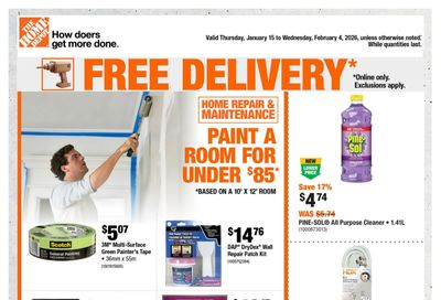 Home Depot (BC) Flyer January 15 to February 4