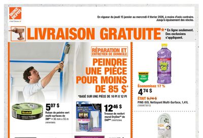 Home Depot (QC) Flyer January 15 to February 4