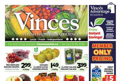 Vince's Market Flyer January 15 to 28