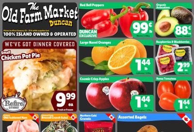 The Old Farm Market (Duncan) Flyer January 15 to 21