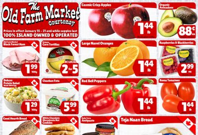 The Old Farm Market (Courtenay) Flyer January 15 to 21