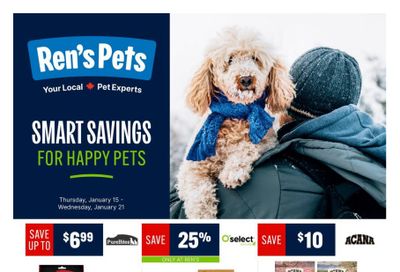Ren's Pets Flyer January 15 to 21
