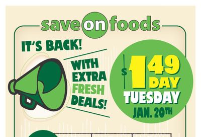 Save On Foods (AB) Flyer January 15 to 21