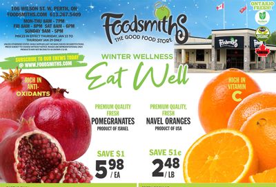 Foodsmiths Flyer January 15 to 29