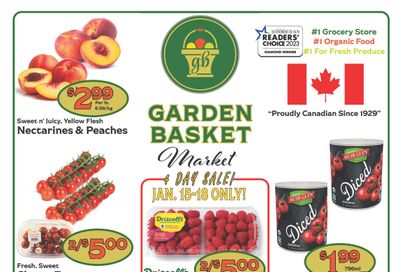 The Garden Basket Flyer January 15 to 21