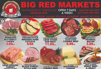 Big Red Markets Flyer January 15 to 21