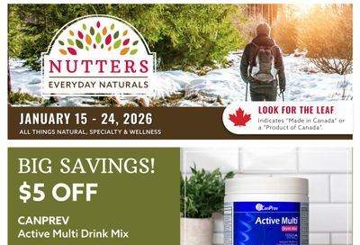 Nutters Everyday Naturals Flyer January 15 to 24