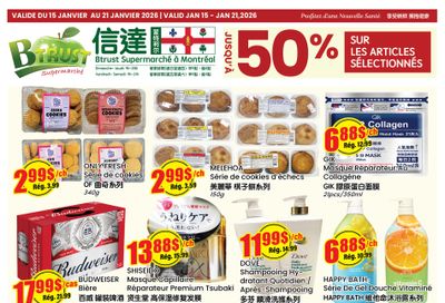 Btrust Supermarket (Montreal) Flyer January 15 to 21