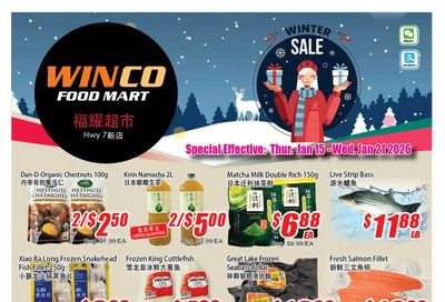 WinCo Food Mart (HWY 7) Flyer January 15 to 21