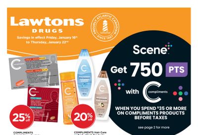 Lawtons Drugs (NS) Flyer January 16 to 22