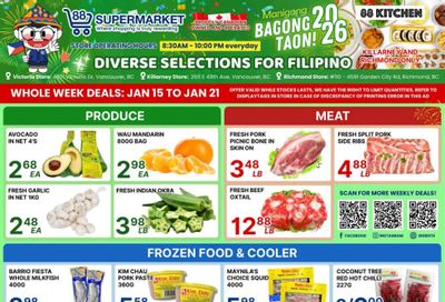88 Supermarket Flyer January 15 to 21