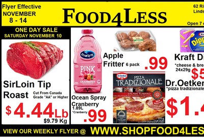 Food 4 Less Flyer November 8 to 14