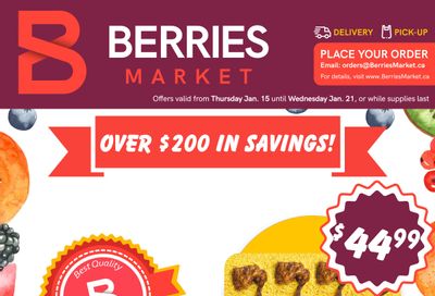 Berries Market Flyer January 15 to 21