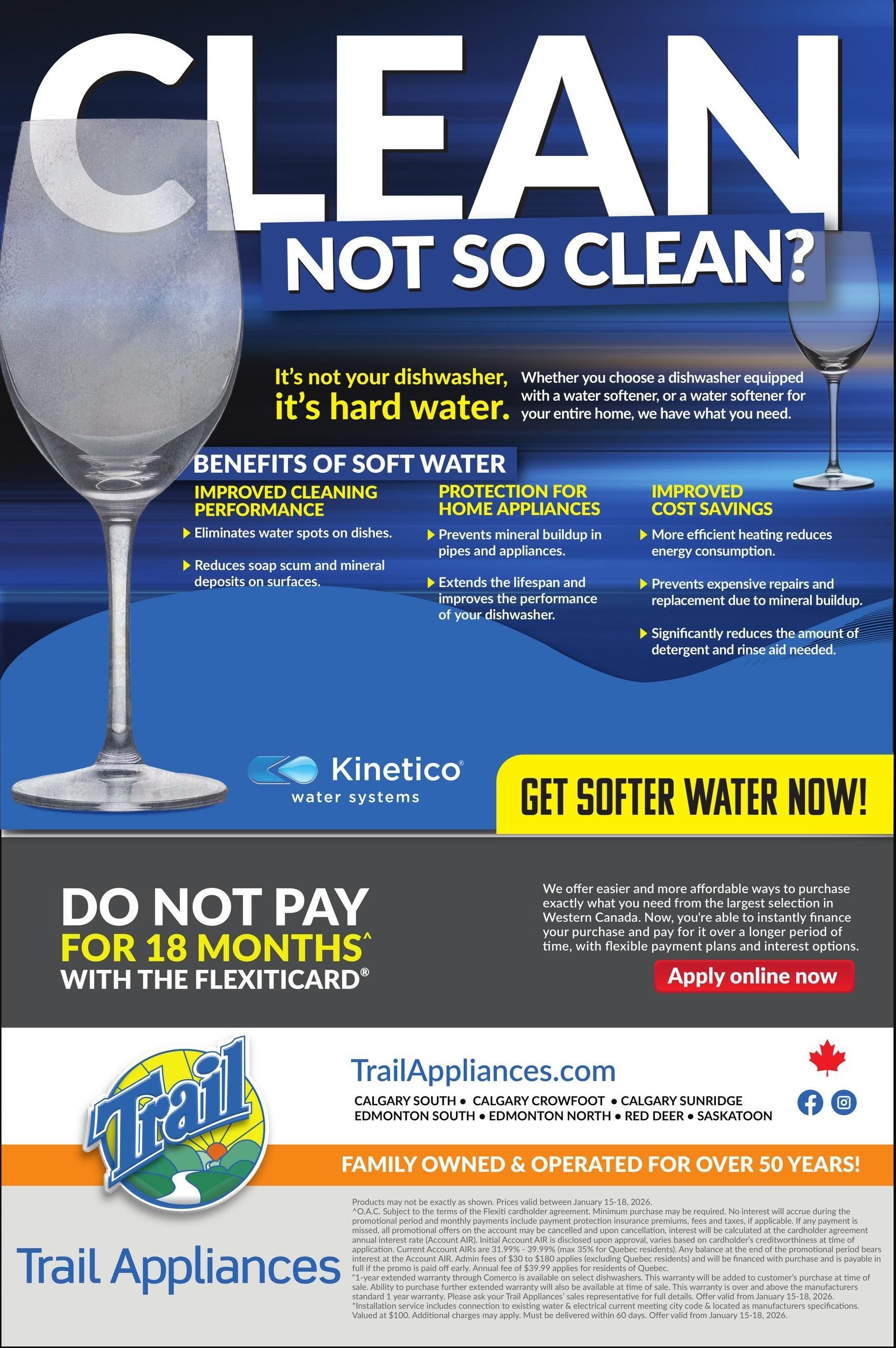 Trail Appliances (AB & SK) Flyer January 15 to 18