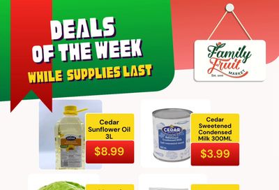 Family Fruit Market Flyer January 15 to 18