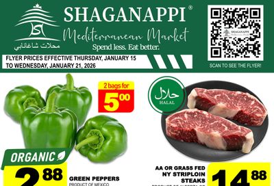 Shaganappi Mediterranean Market Flyer January 15 to 21