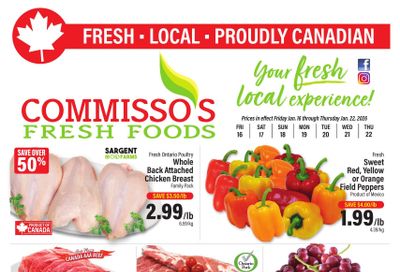Commisso's Fresh Foods Flyer January 16 to 22