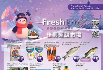 FreshPro Foodmart (Richmond Hill) Flyer January 16 to 22