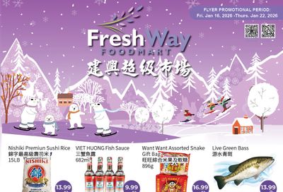 FreshWay Foodmart Flyer January 16 to 22