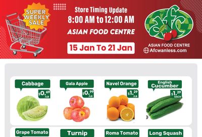 Asian Food Centre (Wanless Dr.) Flyer January 15 to 21