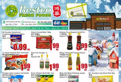 BestCo Food Mart (Ajax) Flyer January 16 to 22