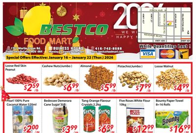 BestCo Food Mart (Etobicoke) Flyer January 16 to 22