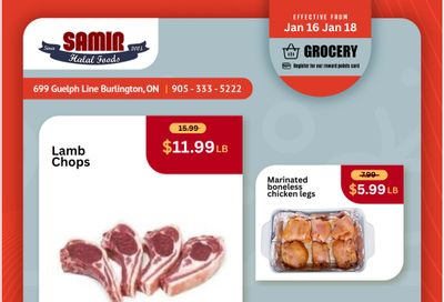 Samir Supermarket Flyer January 16 to 18