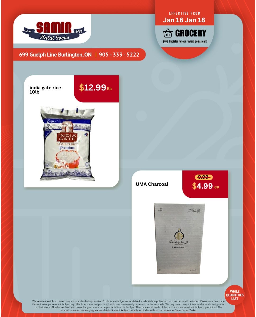 Samir Supermarket Flyer January 16 to 18