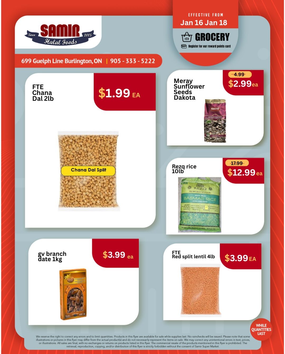 Samir Supermarket Flyer January 16 to 18