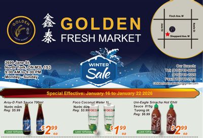 Golden Fresh Market Flyer January 16 to 22