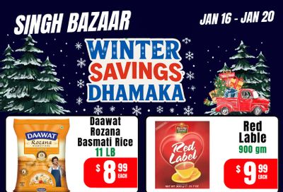 Singh Bazaar Flyer January 16 to 20