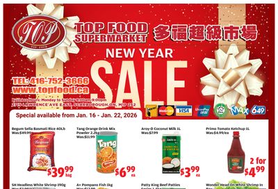 Top Food Supermarket Flyer January 16 to 22