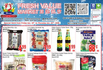 Fresh Value (Scarborough) Flyer January 16 to 22