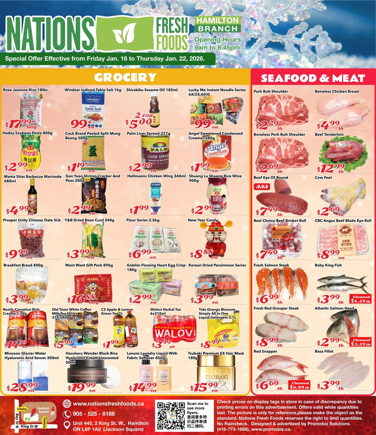Nations Fresh Foods (Hamilton) Flyer January 16 to 22